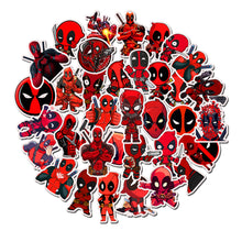 Load image into Gallery viewer, Pack of 35 Deadpool stickers