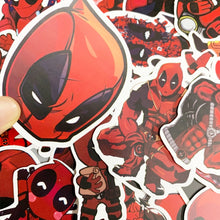 Load image into Gallery viewer, Pack of 35 Deadpool stickers