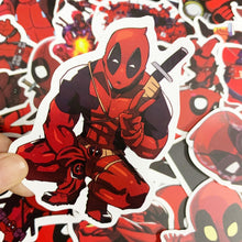 Load image into Gallery viewer, Pack of 35 Deadpool stickers