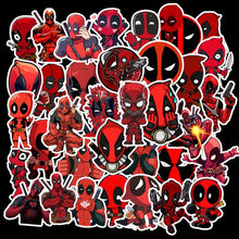 Load image into Gallery viewer, Pack of 35 Deadpool stickers