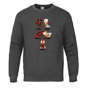 Funny Deadpool One Punch-Man Sweatshirt