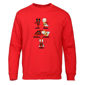 Funny Deadpool One Punch-Man Sweatshirt